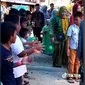 Pengantin Pakai Iringan Bocah Main Lato-lato di Acara Pernikahan. foto: TikTok @muhammad07057