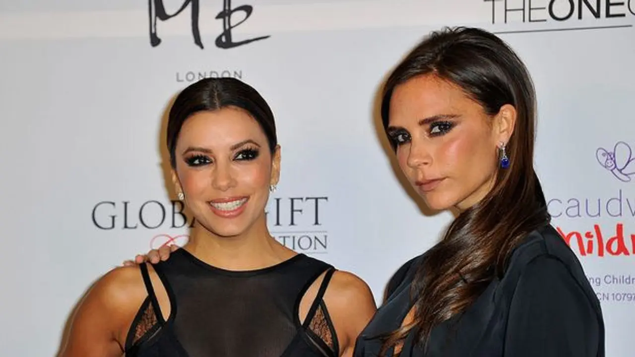 Eva Longoria dan Victoria Beckham
