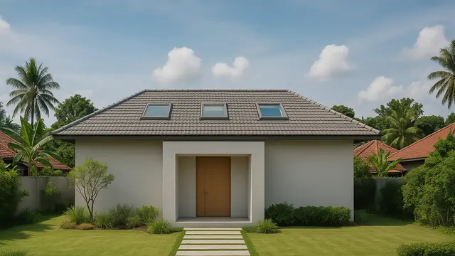 Model Rumah Tanpa Jendela Depan Tapi Tetap Terang/via AI