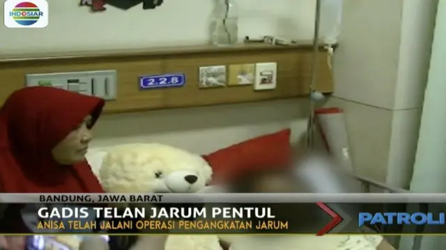 Tiga dokter ahli dikerahkan dalam operasi pengangkatan jarum pentul ini.