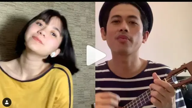 Kolaborasi Ashilla dan Budi Doremi di lagu Tentang Dia (https://www.instagram.com/p/B_pkGJ1Fz5p/)