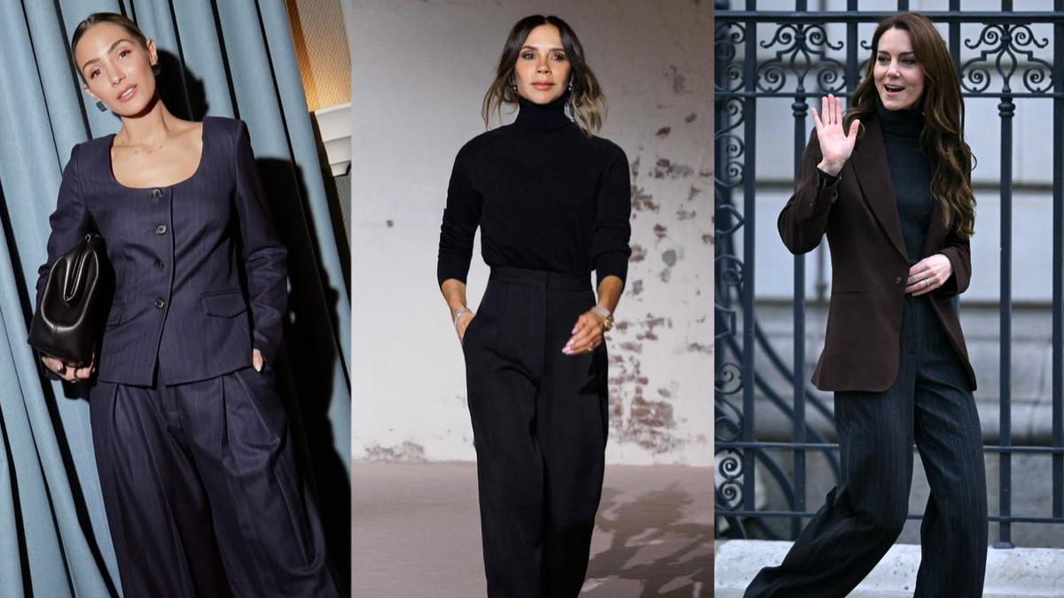 Tips Pilih Celana Model Wide Leg yang Dipopulerkan Victoria Beckham hingga Kate Middleton