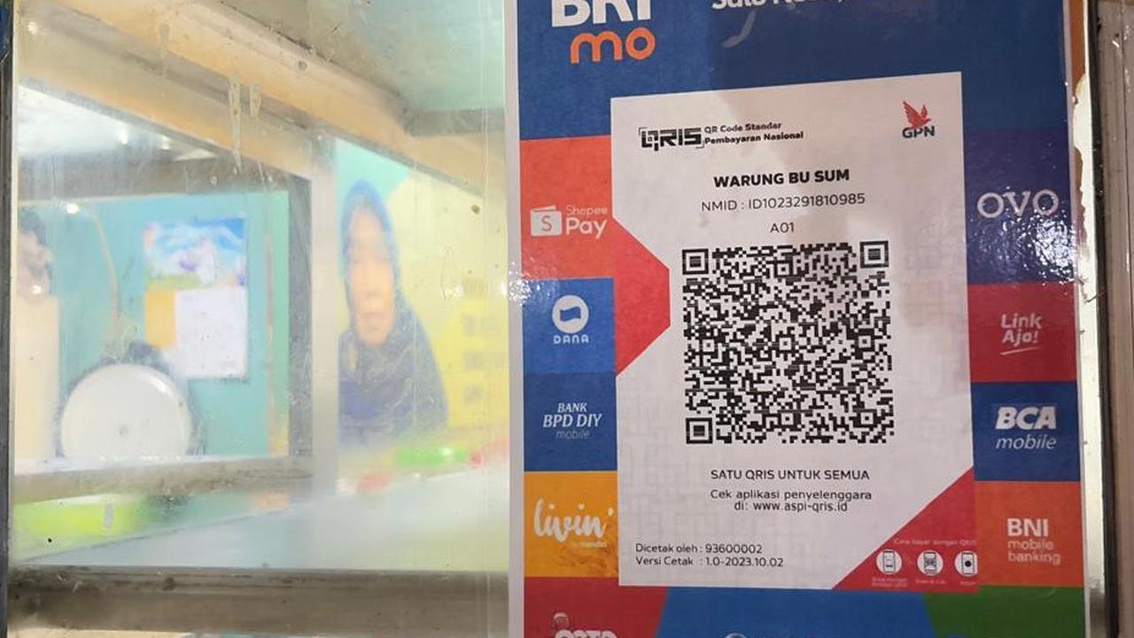 Pembayaran QRIS BRI di Warung Makan Bu Sum Beringharjo