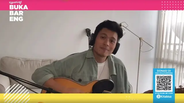 Buka Bareng Kapanlagi Youniverse bersama Rendy Pandugo. (foto via Kapanlagi.com)