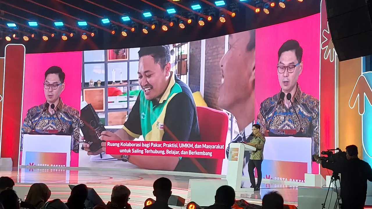 Presiden Direktur Sampoerna, Ivan Cahyadi, dalam Pesta Rakyat untuk Indonesia, di Smesco Indonesia, Jakarta, Jumat (22/8/2025).