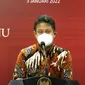 Menkes Budi Gunadi Sadikin update Omicron dari Istana Kepresidenan Jakarta, Senin, 3 Januari 2022. (Tangkapan Layar YouTube Perekonomian RI)