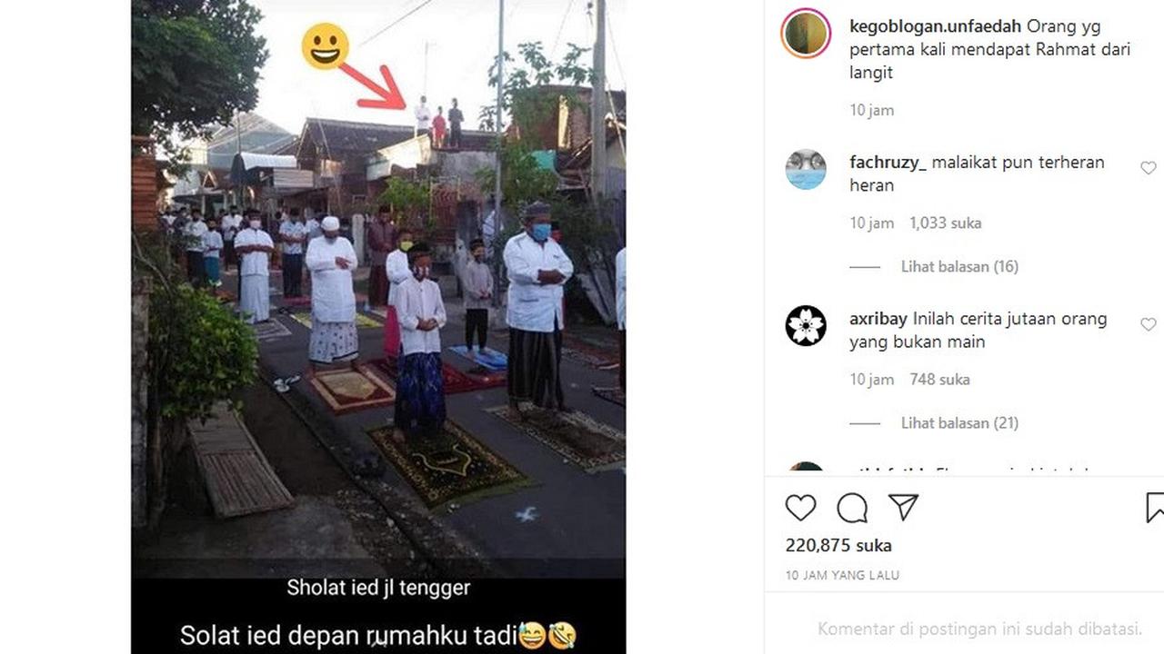 salat Idul Fitri physical distancing