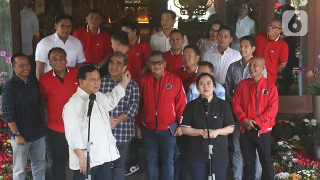 Puan Maharani Temui Prabowo di Hambalang
