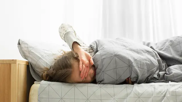 Ilustrasi anak tidur