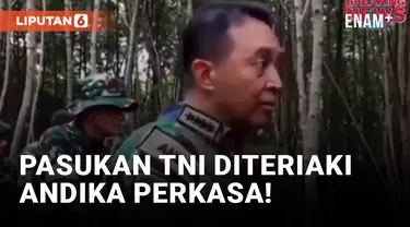 Andika Perkasa Teriaki Prajurit TNI