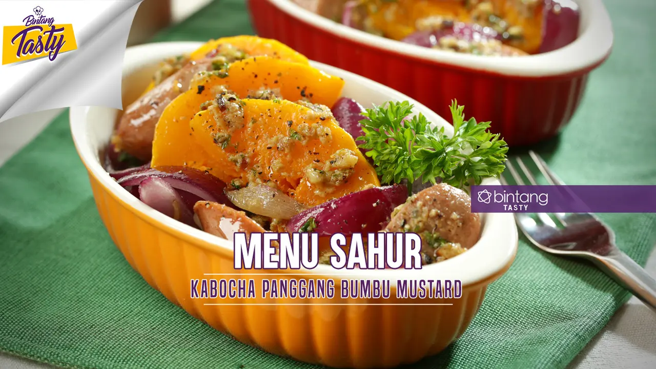 [Bintang] Menu Sahur: Kabocha Panggang Bumbu Mustard