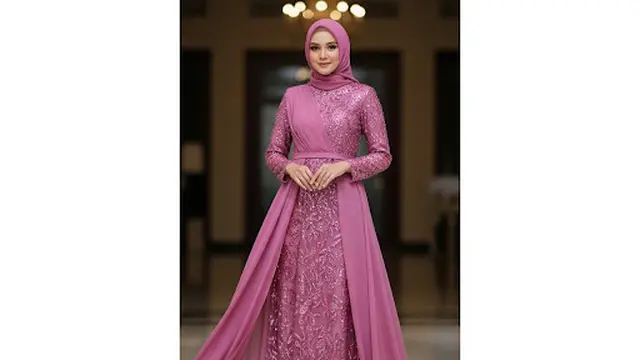 Dress Chiffon Tile Payet Berkilau
