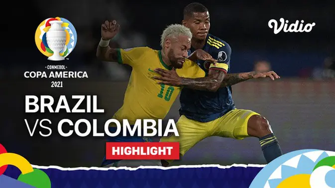 jaritoto VIDEO: Highlights Laga Dramatis Copa America 2021, Timnas Brasil Vs Kolombia 2-1