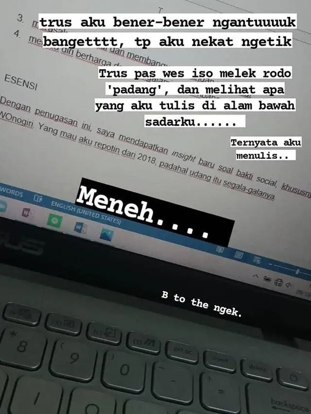 6 Potret Kocak Kesalahan Tulisan di Tugas Mahasiswa Ini Bikin Ketawa Geli