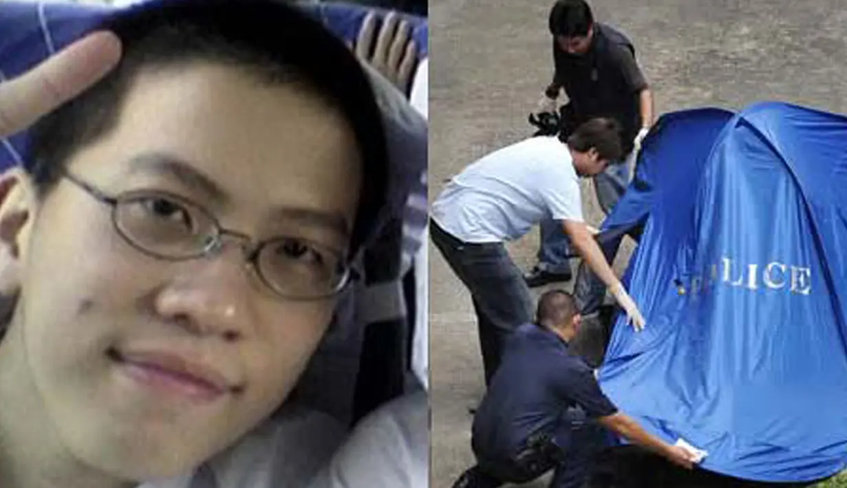 Kematian mahasiswa Indonesia semester akhir jurusan elektro di Nanyang Technology University David Hartarto Wijaya (21) mencurigakan. Dosen pembimbingnya, Prof. Chan Kap Luk, akhirnya dijadikan tersangka (Istimewa)