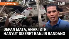Seorang warga Kampung Sawah Laweh, Kecamatan Palembayan, Kabupaten Agam, Sumatera Barat, mengalami duka mendalam setelah banjir bandang yang melanda wilayah itu pada Kamis sore merenggut istri dan anaknya di depan mata.