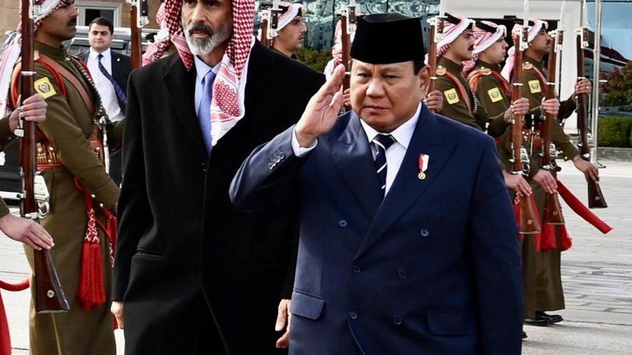 Presiden Prabowo Subianto di Yordania