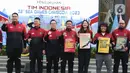 Dalam upacara itu, Menpora Dito Ariotedjo hadir selaku pembina upacara. (Liputan6.com/Herman Zakharia)