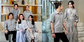Maia Estianty bersama ketiga putranya, Al Ghazali, El Rumi, dan Dul Jaelani menjalani sebuah pemotretan brand modest fashion lokal. [@geulis.id]