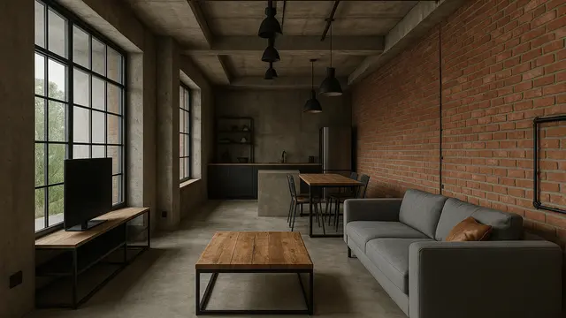 Model Rumah Minimalis 6x12 dengan Konsep Open Space (Image by ChatGPT)