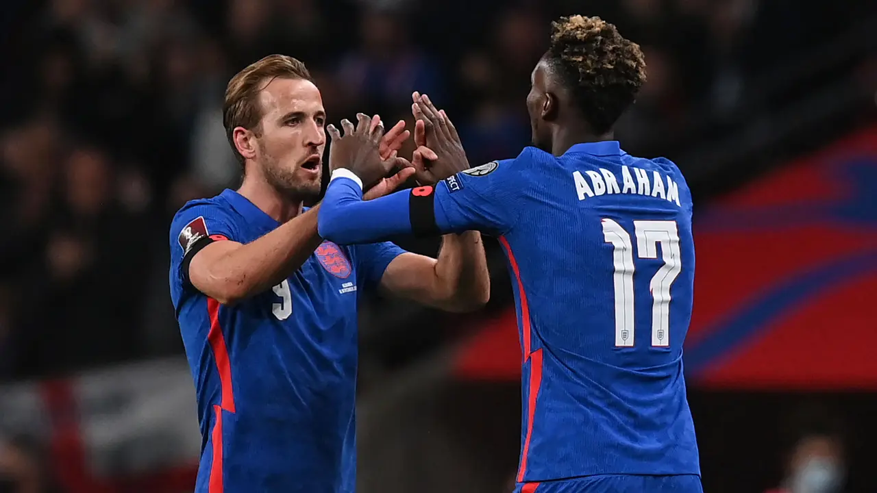 Foto: Harry Kane Cetak Hattrick Sempurna, Inggris Pesta Lima Gol Tanpa Balas di Laga Lanjutan  Kualifikasi Piala Dunia 2022