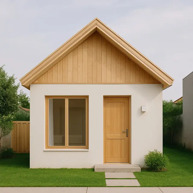 desain rumah budget 150 juta 1 lantai