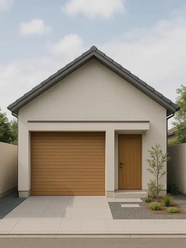 Desain Rumah Minimalis 6x12 Tampak Depan (Foto: ChatGPT)