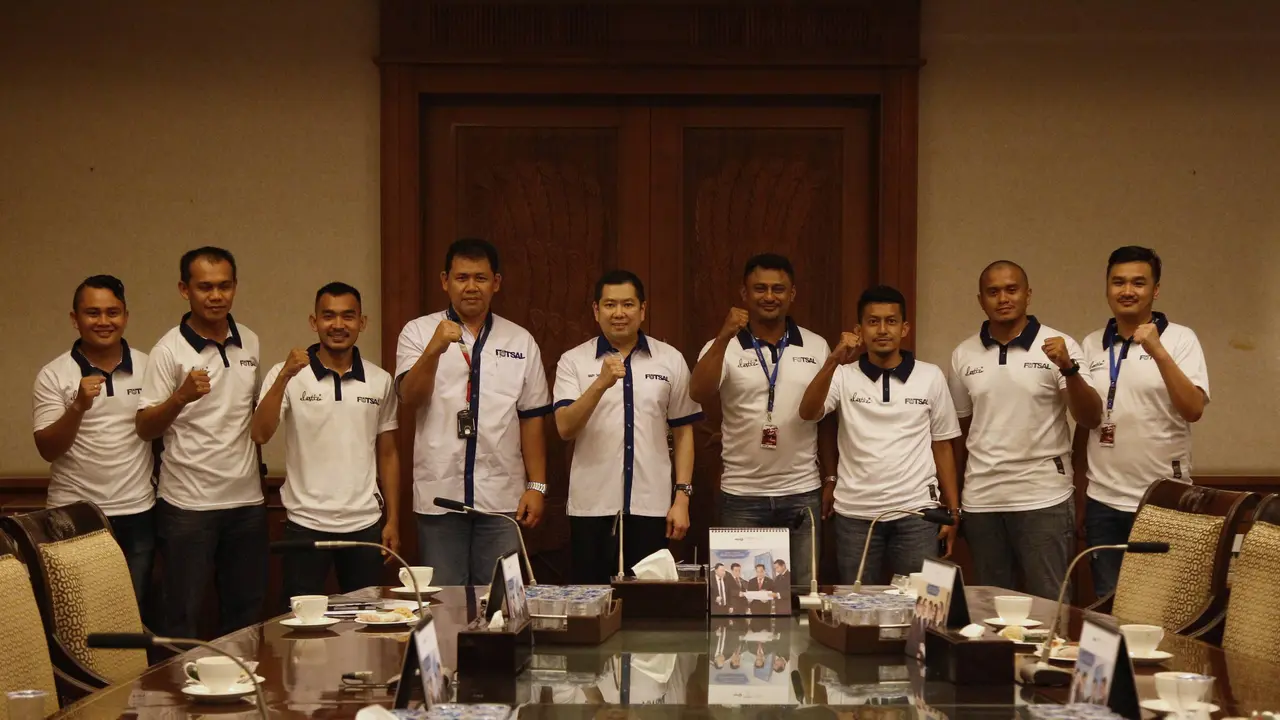 Rapat koordinasi FFI yang dihadiri oleh Ketua Umum FFI Hary Tanoesoedibjo.