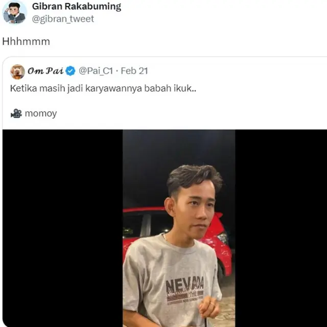 Beredar Video Mirip Dirinya yang Disebut Warganet Nyaris Tak Ada Bedanya, Apa Reaksi Gibran Rakabuming?