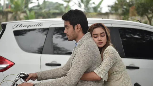 Adegan syuting sinetron Tiara Cinta yang dimainkan Cita Citata