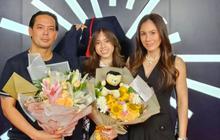 7 Potret London Abigail Anak Wulan Guritno dan Adilla Dimitri Wisuda SMP, Makin Bahagia Berkat Kehadiran Ayah dan Ibunya