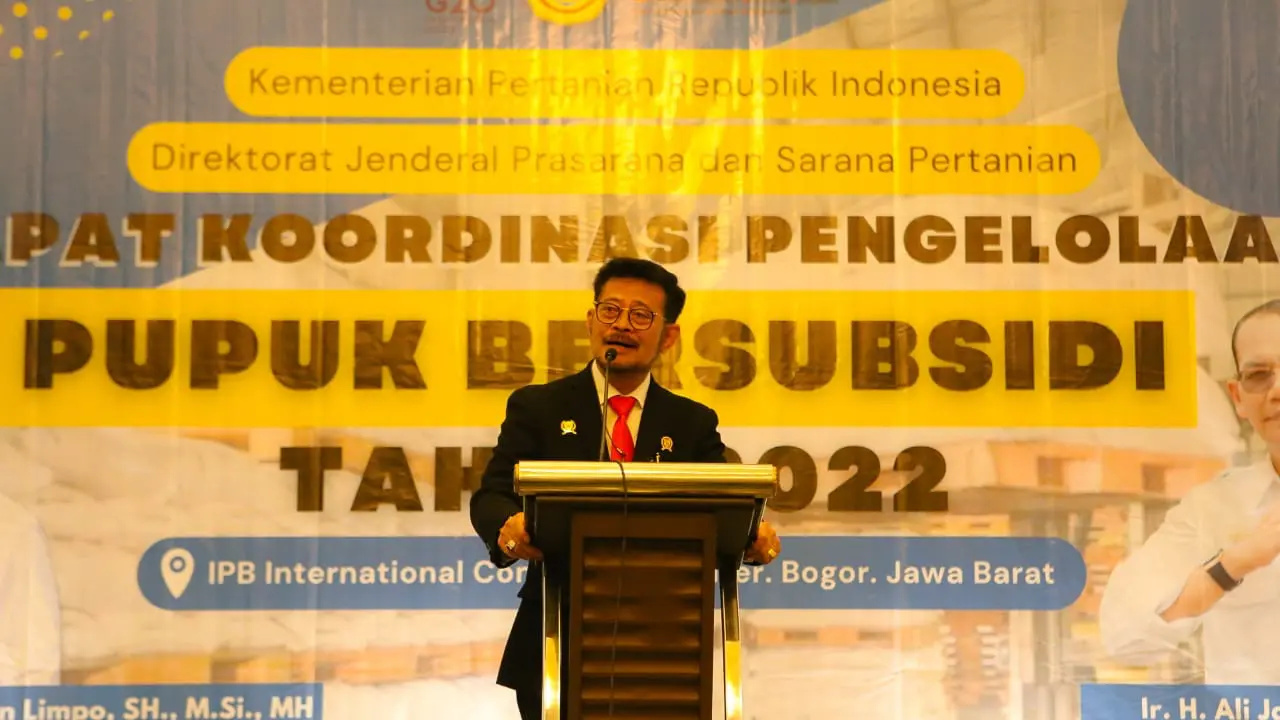Menteri Pertanian Syahrul Yasin Limpo.