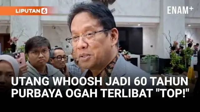 Utang Whoosh Diperpanjang Jadi 60 Tahun, Purbaya Ogah Ikut-ikutan- Top, Top, Top!