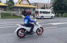 Motor Legendaris Suzuki Smash Kembali Hadir, Terlihat Sedang Diuji