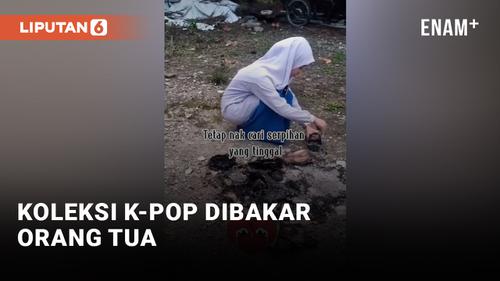 VIDEO: Viral Gadis Malaysia Menangis karena Koleksi K-Pop Dibakar Orang Tua