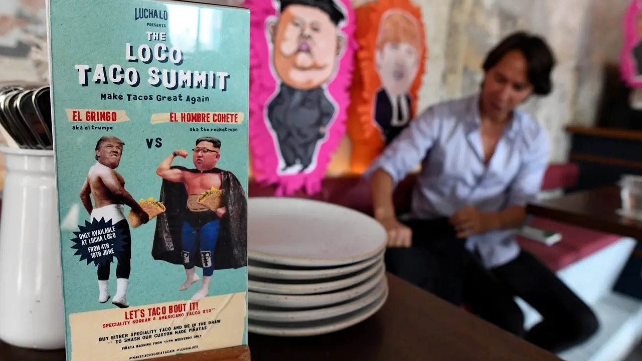 Kuliner Bertema Trump dan Kim Muncul di Singapura