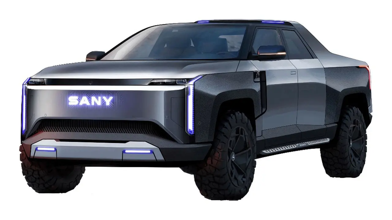 Truk Listrik asal Cina Ini Siap Bersaing dengan Tesla Cybertruck (Carscoops)