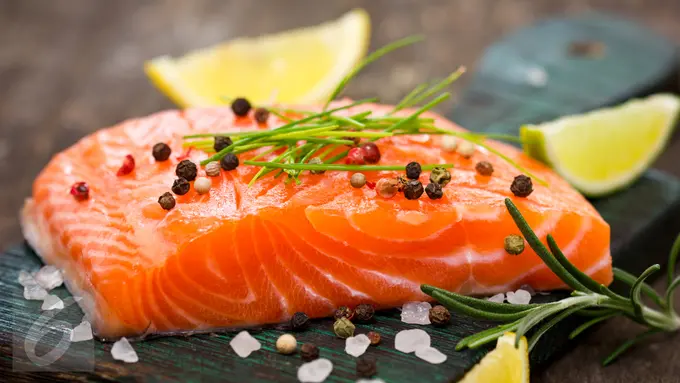 Ikan Salmon Daging Salmon