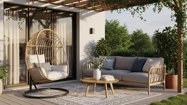 Model Teras Rumah Minimalis yang Nyaman untuk Aktivitas Keluarga (Image by Gemini AI)