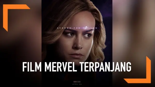 VIDEO: Avengers Endgame Berdurasi Tiga Jam Dua Menit?
