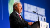 Sekjen PBB Antonio Guterres di COP26 Glasgow. Dok: COP26