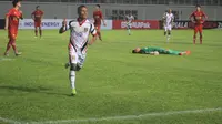 Mitra Kukar dalam penyisihan Piala Presiden 2018. (Liputan6.com/Abelda Gunawan)
