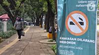 Pengesahan aturan ini untuk menciptakan kesehatan lingkungan bagi seluruh masyarakat Jakarta menyusul 469 kabupaten/kota di Indonesia yang telah memiliki Perda KTR. (Liputan6.com/Angga Yuniar)
