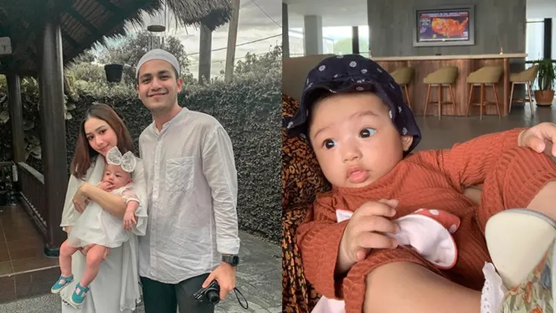 Berusia 6 Bulan, Ini 6 Potret Buah Hati Adzana Bing Slamet dan Rizky Alatas