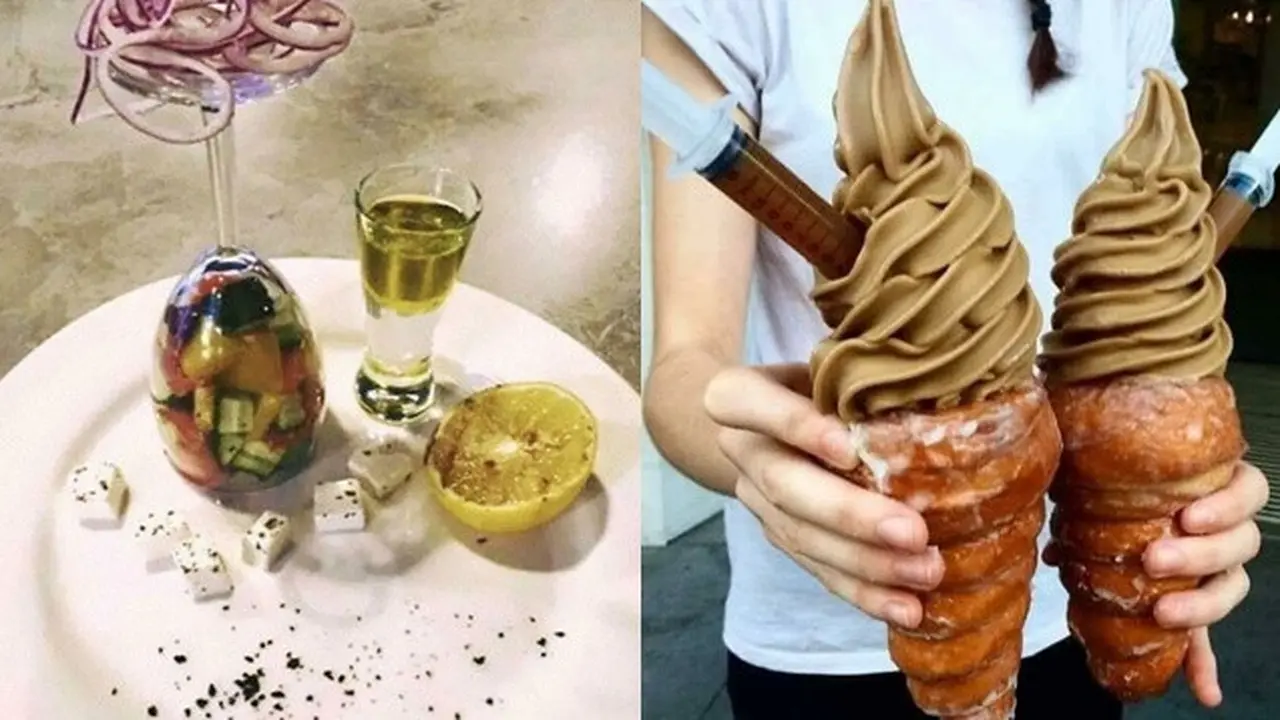 7 Penyajian Makanan Ini Absurd Banget, Bikin Bingung Menyantapnya