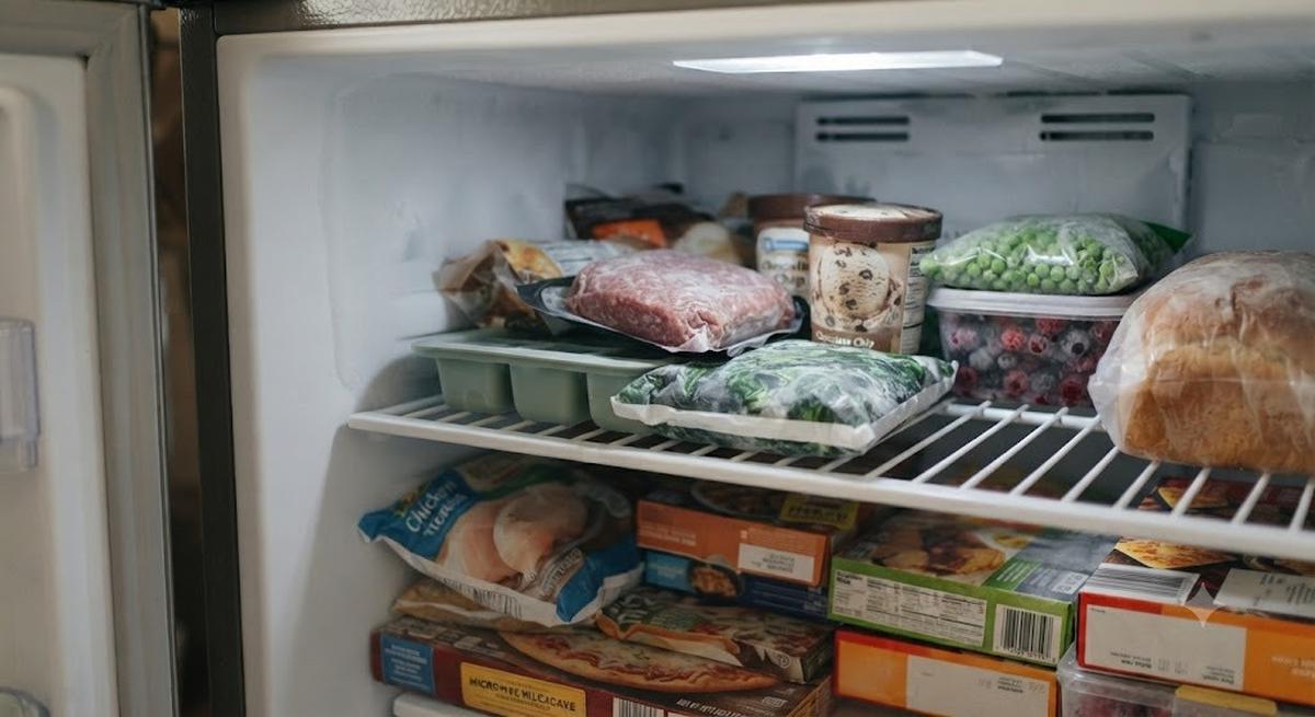 Jangan Memenuhi Freezer dengan Terlalu Banyak Barang (AI Generated)