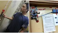 Cegah Maling, Pria Ini Buat Kunci Elektronik Sendiri untuk Asramanya