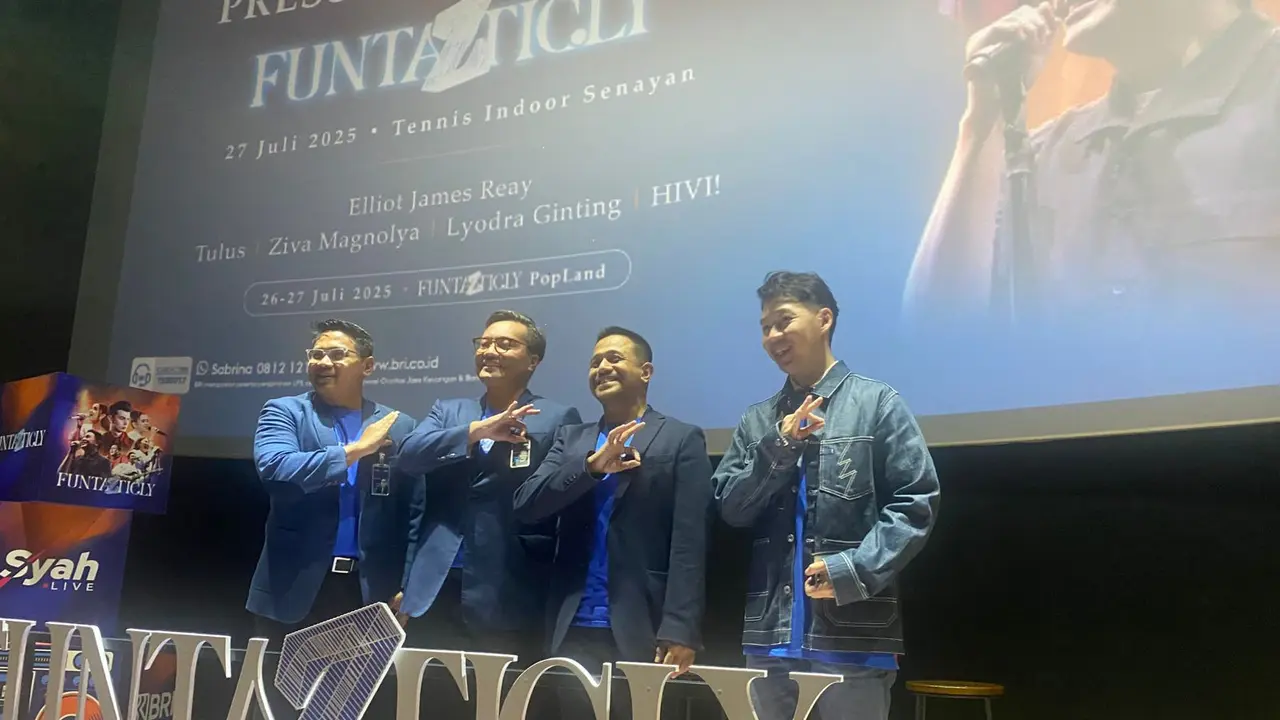 Konser Funtazticly 2025 akan dimeriahkan oleh deretan musisi papan atas Indonesia dan internasional, termasuk penampilan spesial dari Elliot James Reay.