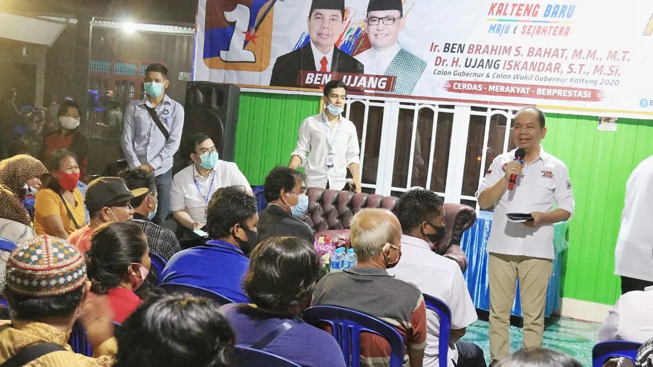 Warga Kuala Kurun Percayakan Pembangunan Kalteng kepada Ben-Ujang