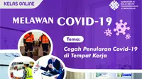 Kelas online K3 Corona bertema "Bersama Melawan Covid-19" dengan menggunakan aplikasi zoom cloud meeting ini dilaksanakan mulai Senin, 13 April hingga Jum'at, 17 April 2020 nanti.